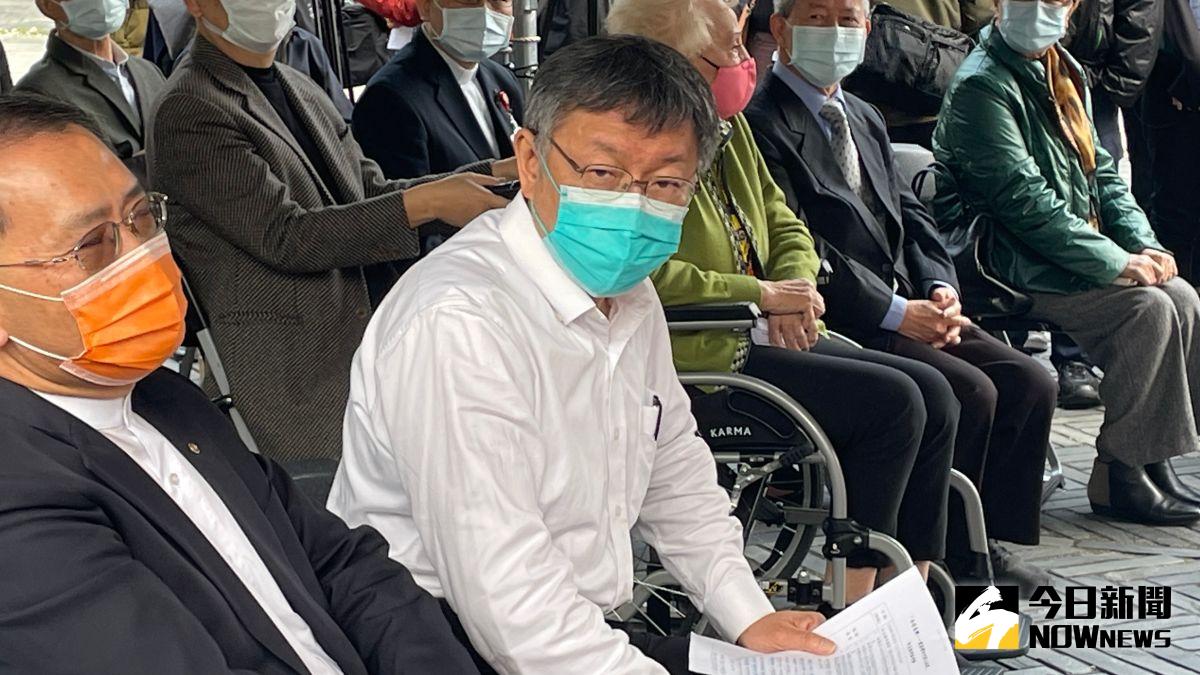 ▲針對民進黨北市黨部主委吳怡農表示「綠白合」會讓民進黨支持者精神錯亂的說法，台北市長柯文哲10日上午表示，國家就是被這種人給搞爛的，整天只想藍綠跟選舉。（圖／記者丁上程攝，2021.03.10）