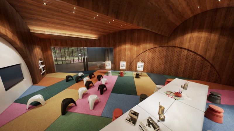 ▲社區內設有琴房、畫室等公共設施,讓孩子從小培養人文藝術素養。(圖/資料照片)