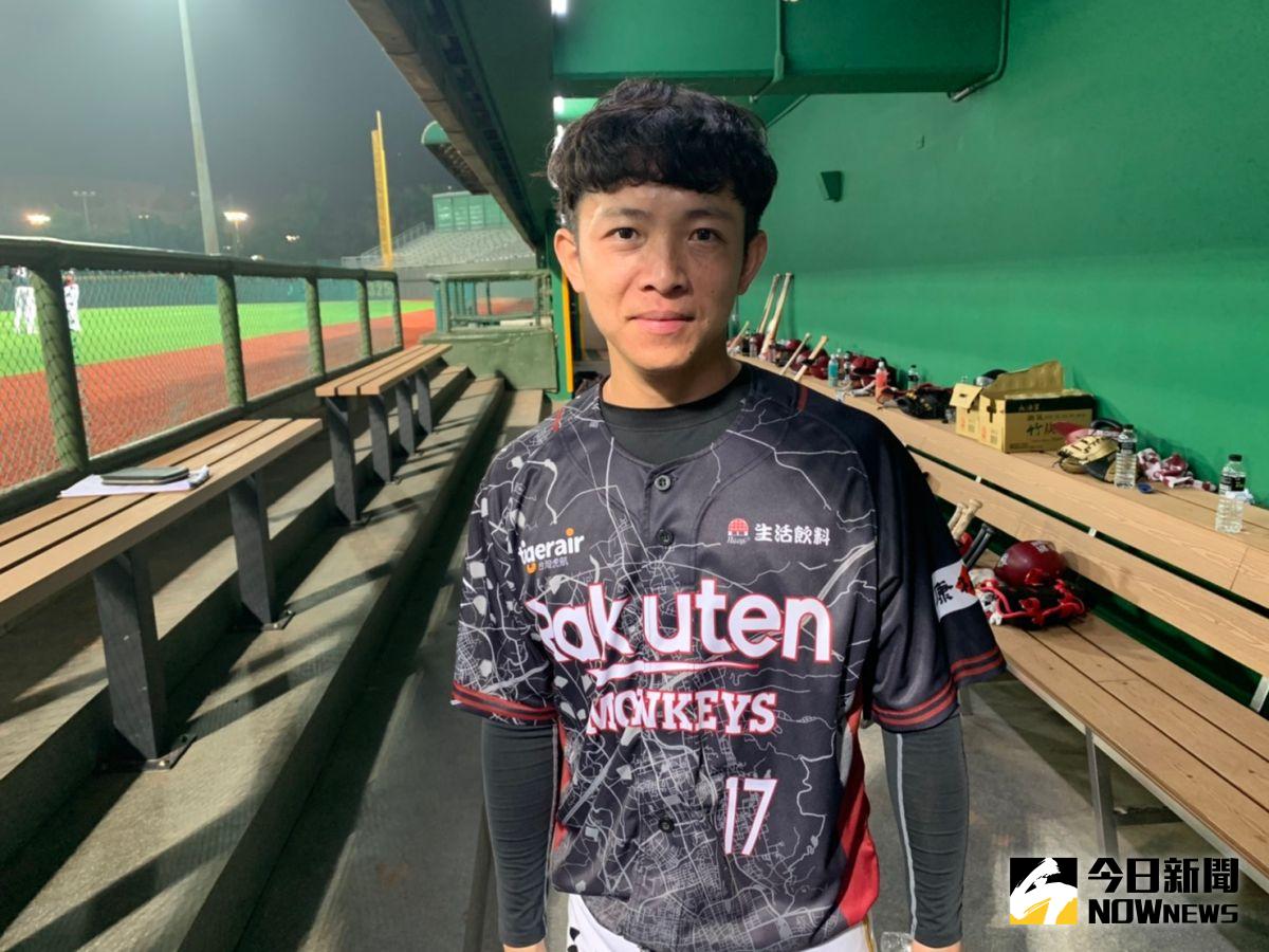 ▲樂天投手游朝惟。（圖／吳政紘攝）