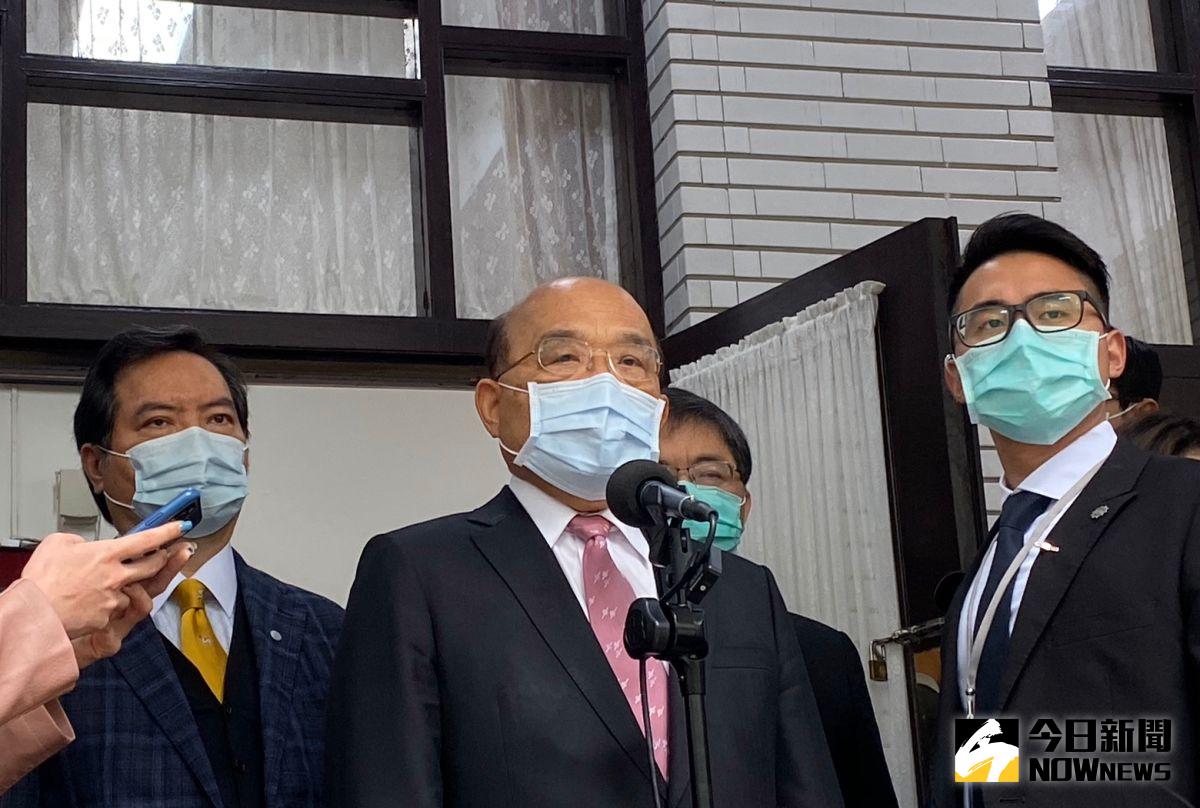 ▲行政院長蘇貞昌受訪時強調，疫苗是賣方市場，有保密契約。（圖／NOWnews資料照）
