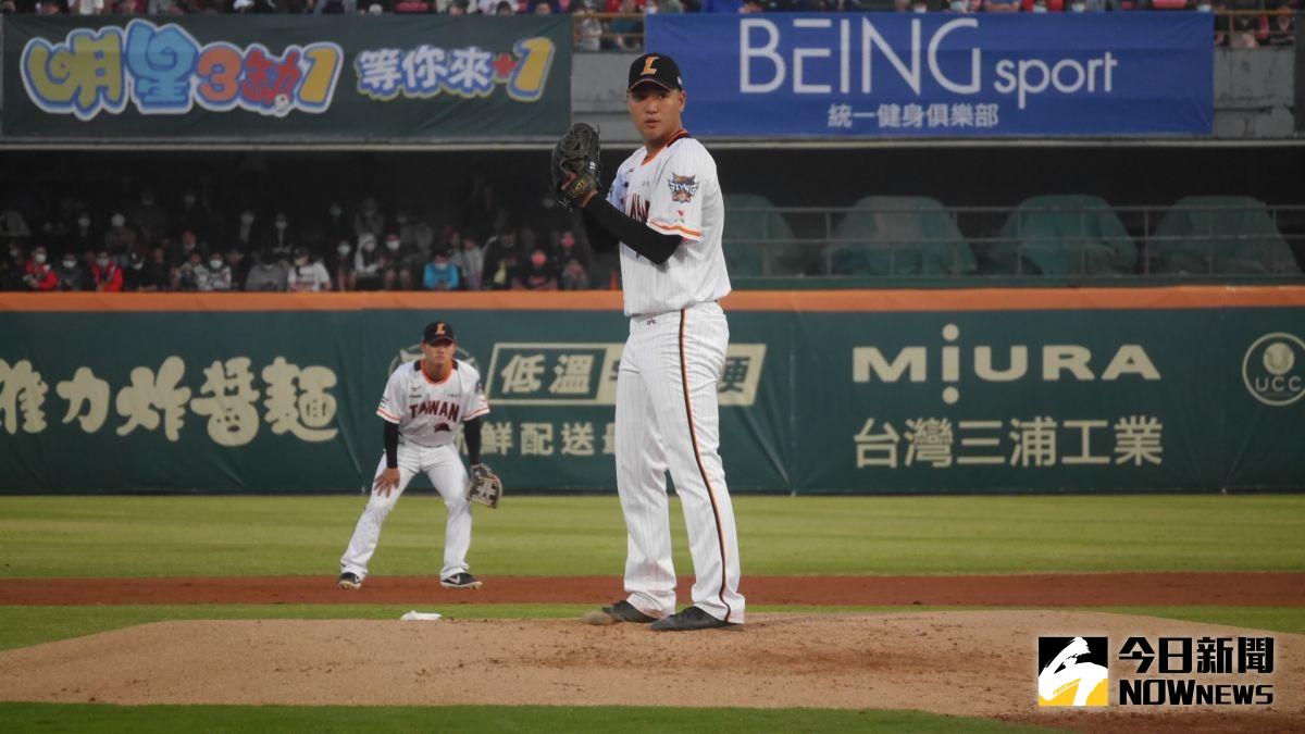 ▲統一獅古林睿煬。（圖／吳政紘攝）