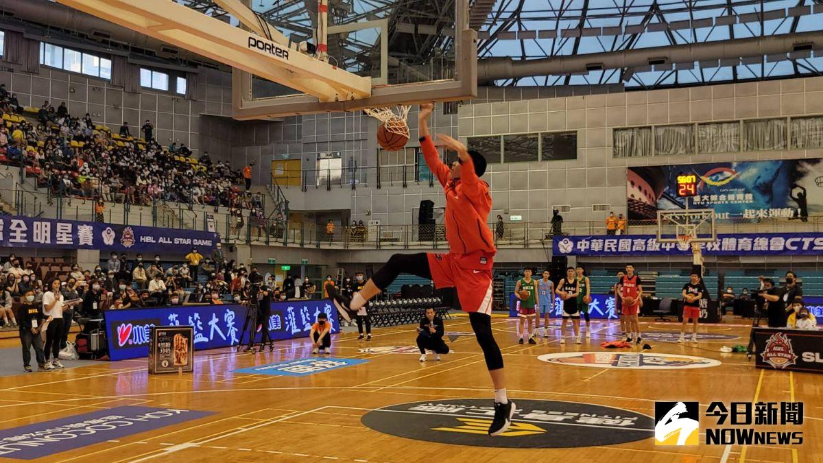 ▲ 廖偉皓奪HBL灌籃大賽冠軍。（圖／黃建霖攝）
