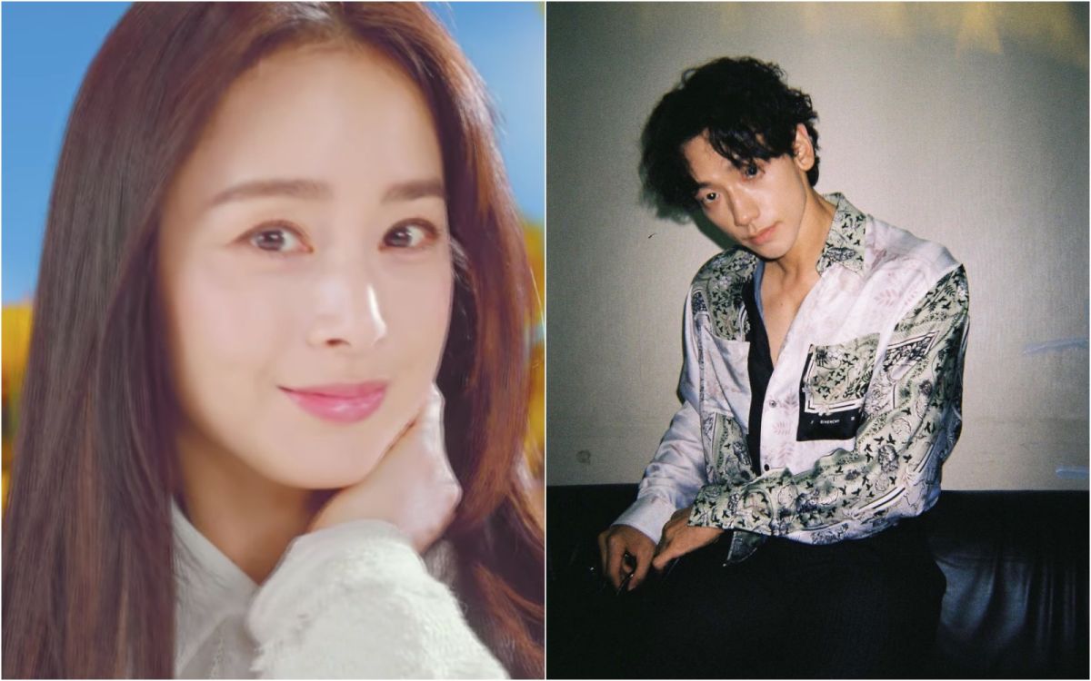 ▲金泰希（左）力挺老公，出演Rain打造的男團出道MV。（圖／Rain IG、1theK YouTube）