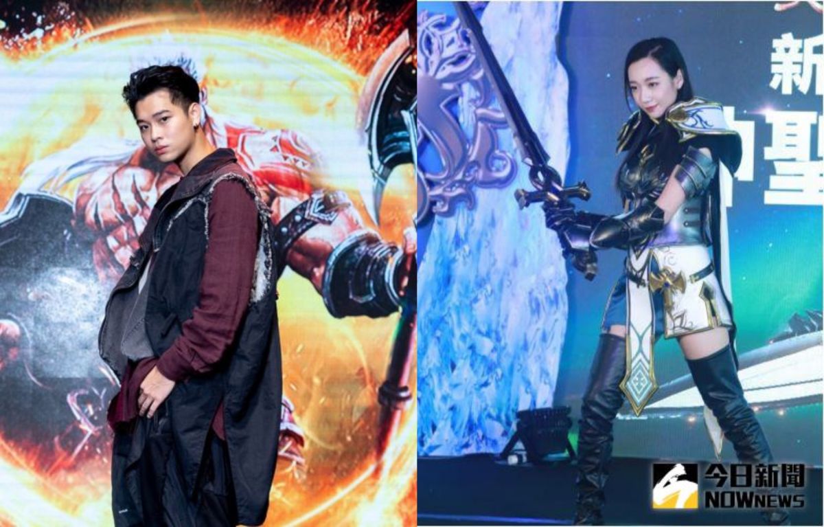 ▲吳卓源（右）、高爾宣（左）都曾代言手遊。（圖／遊戲橘子提供）