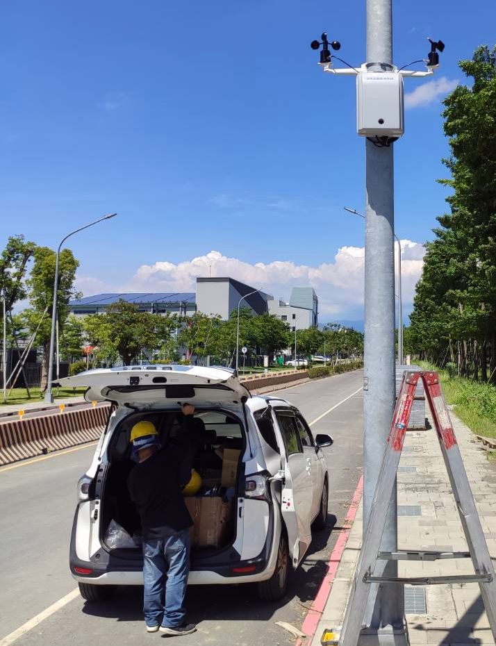 ▲和發園區建置9組空氣品質偵測器，即時管控汙染情形。（圖／高市經發局提供）