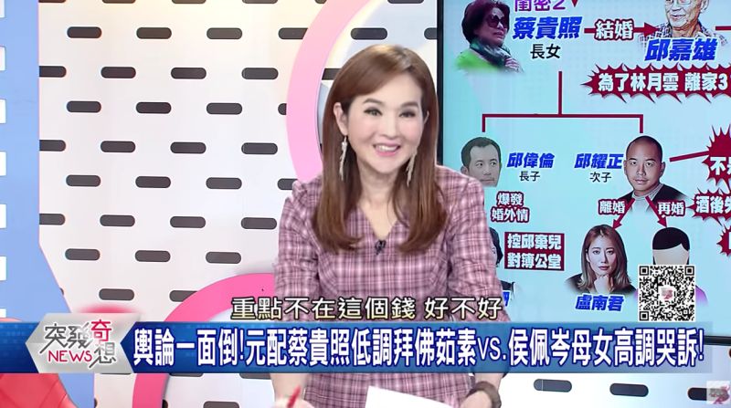 ▲安幼琪忍不住情緒,在錄影現場氣飆林月雲母女。(圖/突發琪想YouTube)