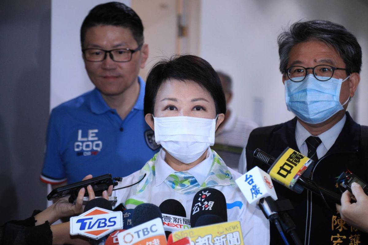 ▲市長盧秀燕表示，假如中央執意要在台中增加核電機組的話，她跟台中人都堅決反對(圖／柳榮俊攝2021.3.16)