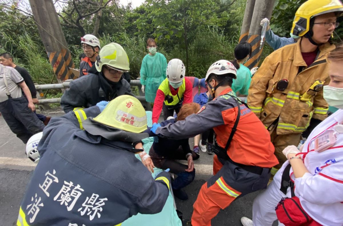 ▲蘇花公路車禍(圖／宜蘭縣消防局提供）