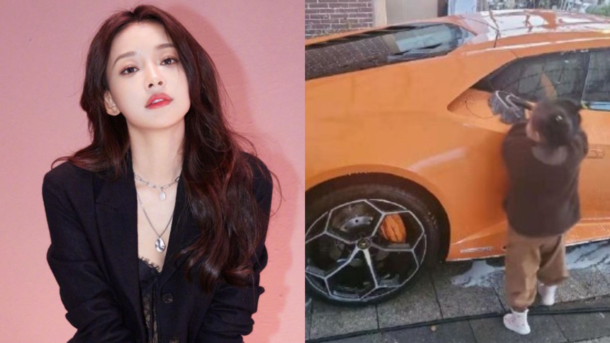 ▲孫怡分享女兒洗車的日常。（圖／孫怡、娛小貓微博）