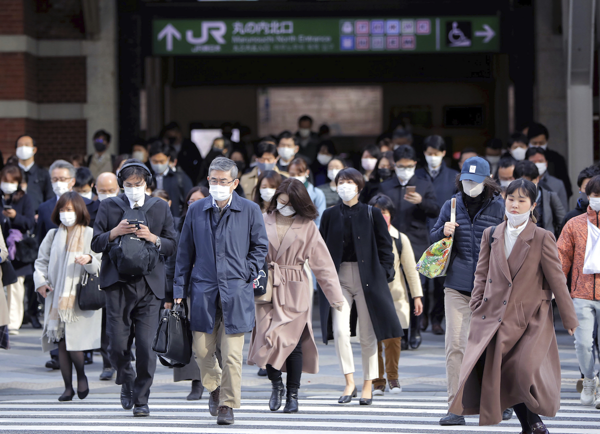 ▲日本政府今（18）日宣布，週日（21）起解除東京首都圈1都3縣的緊急狀態。（圖／美聯社／達志影像）