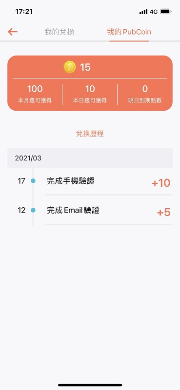 ▲獨創點數任務PubCoin。((圖/Swapub提供)