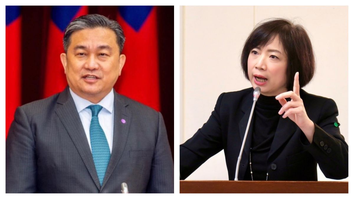 ▲王定宇的同居疑雲扯上何欣純，讓何欣純不滿反嗆他「難圓謊」。（圖／取自王定宇、何欣純臉書）