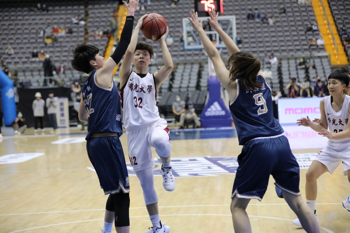 ▲佛光大學僅楊婉琳攻下13分，無奈以40分之差敗給世新，無緣爭冠。（圖／大專體總提供）
