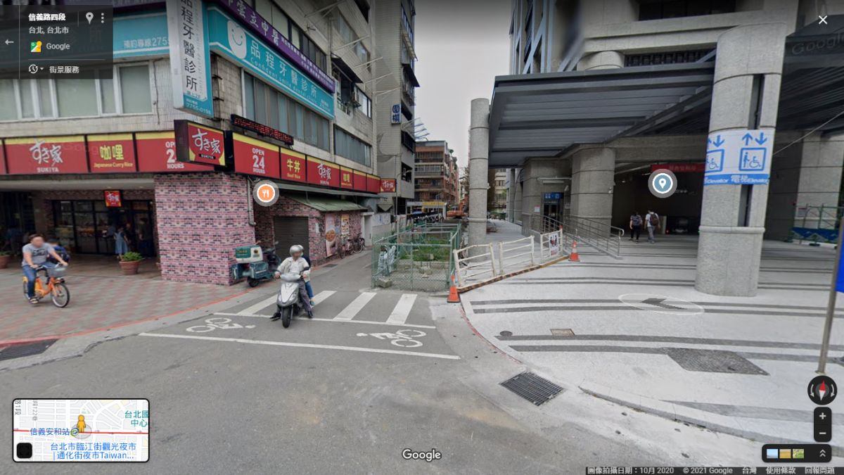 ▲台灣高院二審認定信義安和這塊土地應部分返還地主，並獲賠31萬元。（圖／翻攝自google街景）