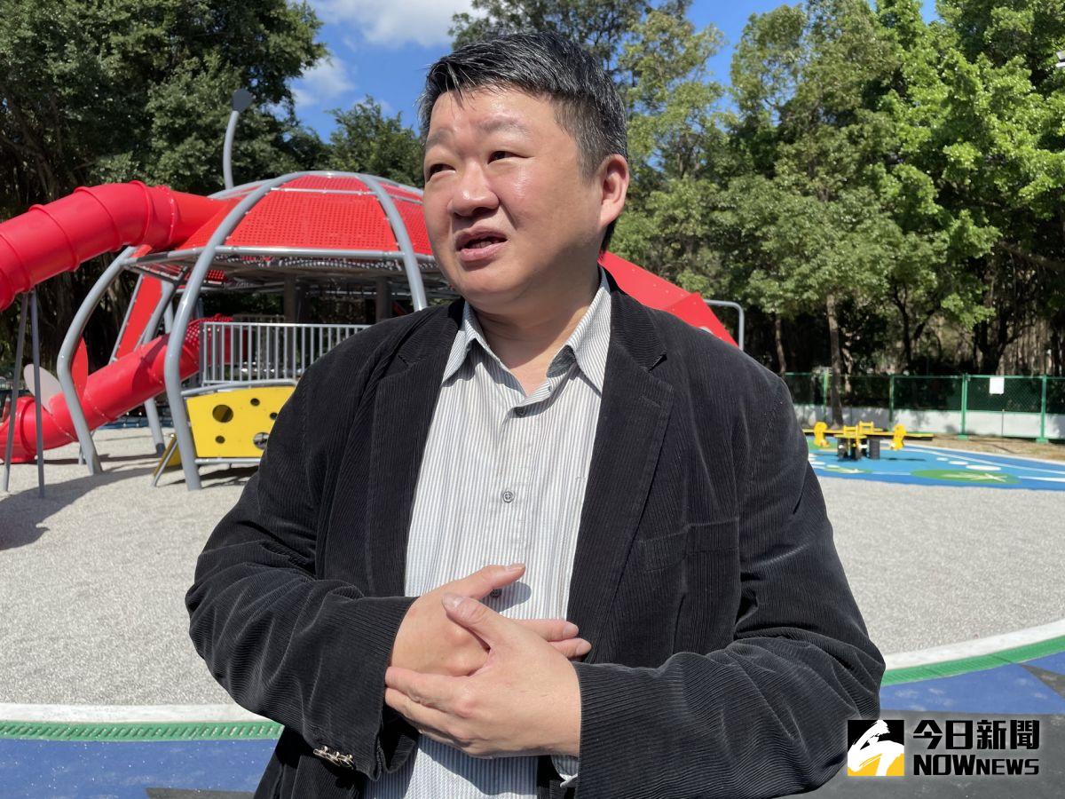 ▲新北市議員何博文呼籲國民黨立委，國防議題需要藍綠合作，別再阻擋國防預算，導致台灣自我防衛能力受阻，大家共同為這塊土地努力！（圖／記者陳志仁攝）