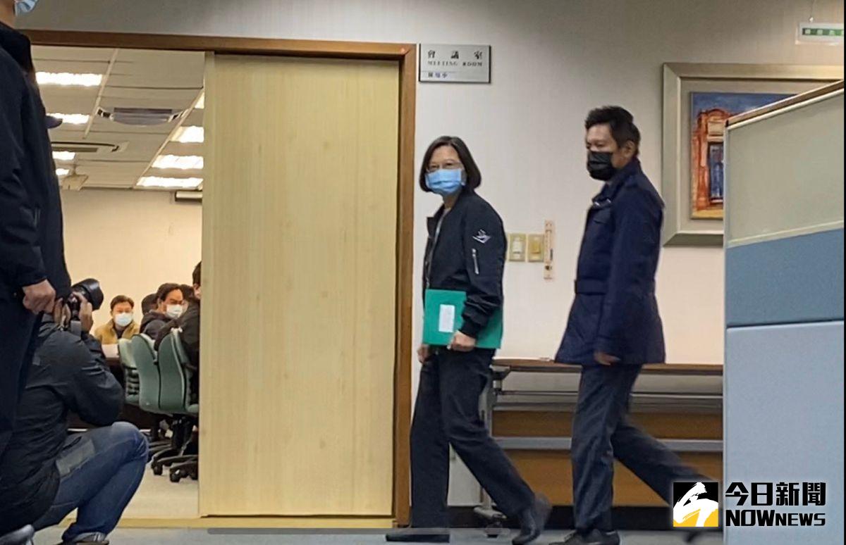 ▲蔡英文今(24)日出席中執會（圖，胡宥心攝，2021.03.24）