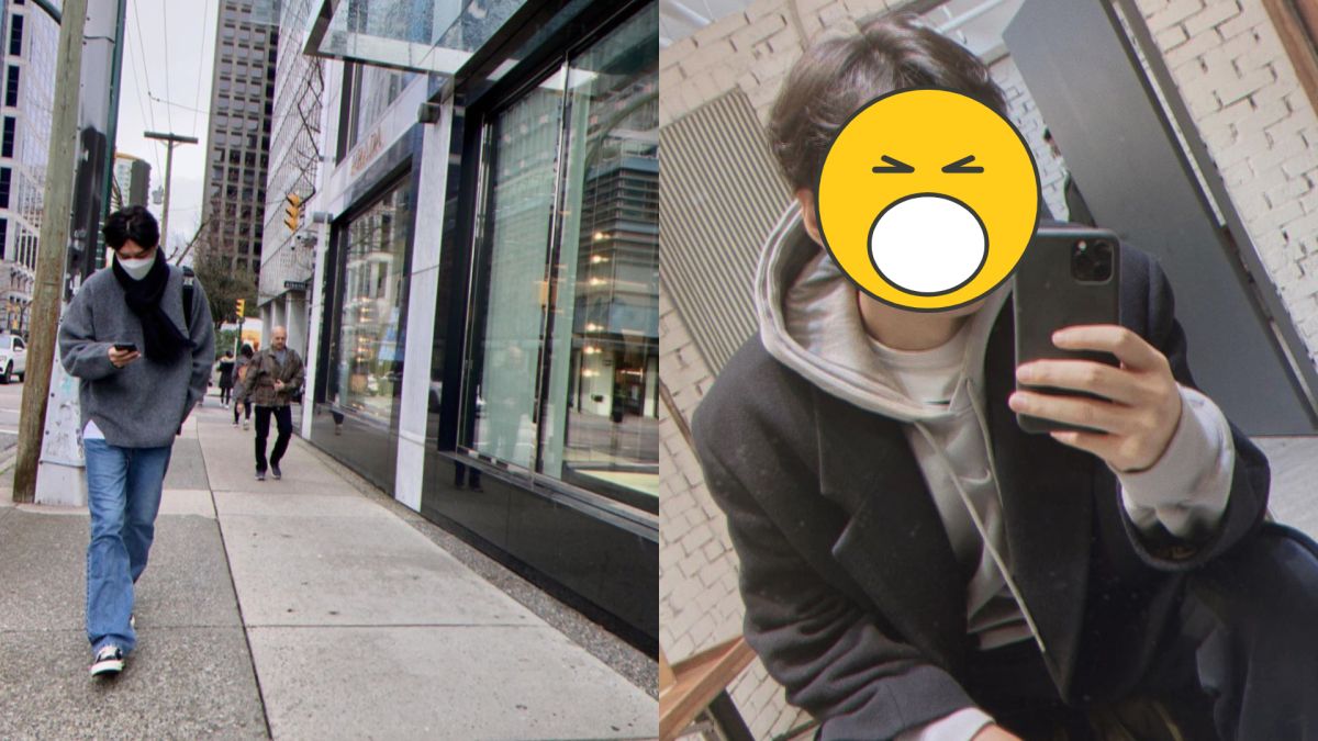 ▲韓國男神在街頭滑手機被拍。（圖／李敏鎬IG）