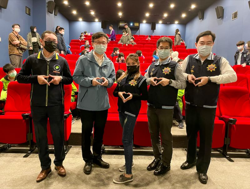 ▲祈錦鈅第4度代言新北市政府警察局宣導活動。(圖/固力狗娛樂提供)