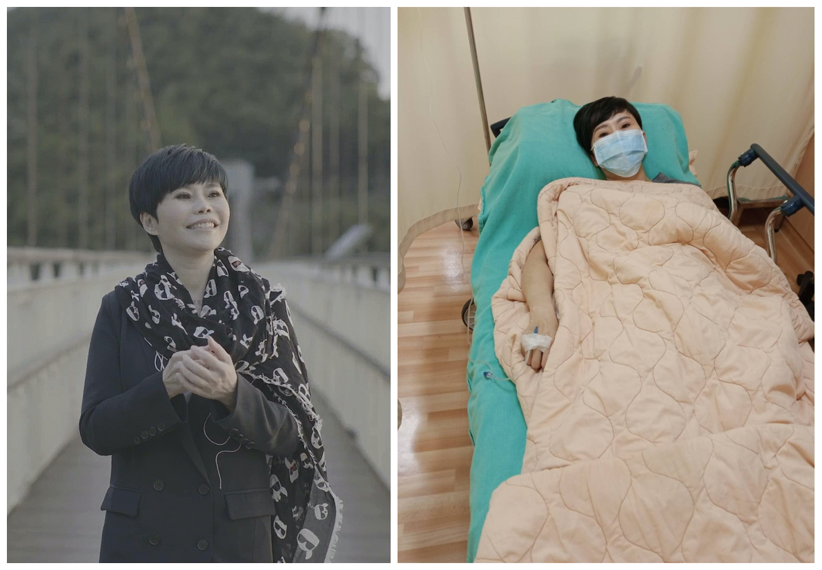 ▲詹雅雯所屬的唱片公司釋出她的看診照，病況曝光。（圖／葛瑞特音樂提供）
