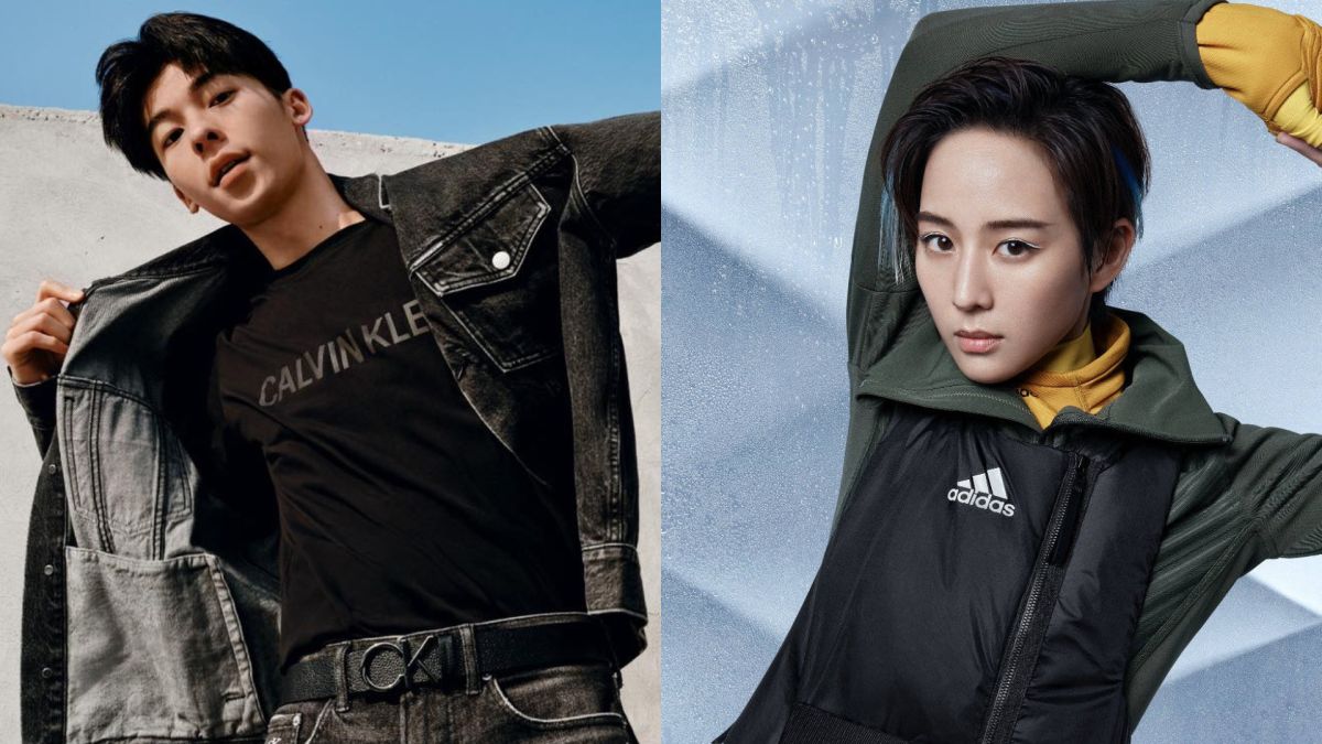 ▲許光漢（左圖）、張鈞甯宣布和Calvin Klein Jeans及Adidas中止合作。（圖／許光漢臉書、adidasWomen微博）
