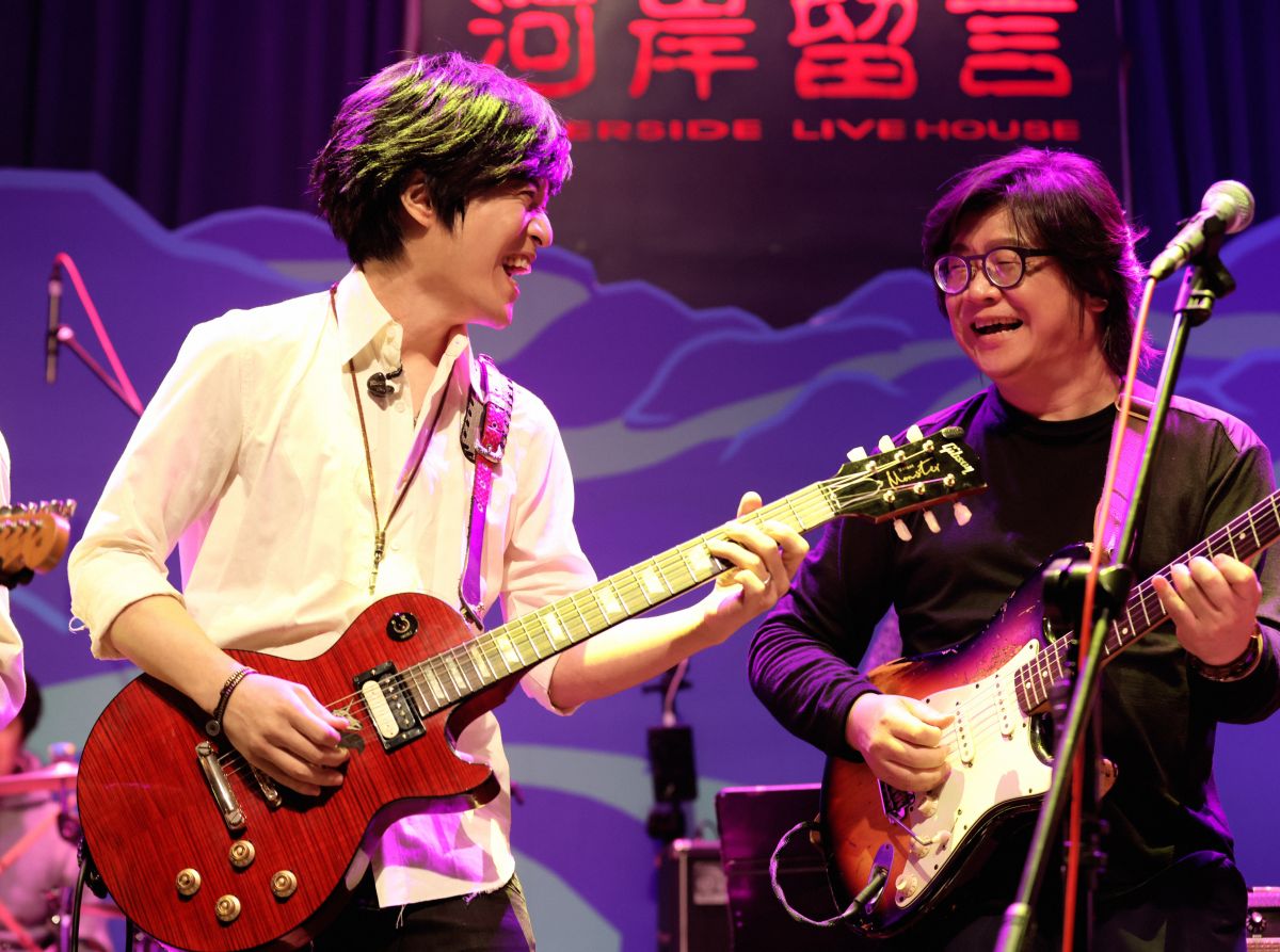 ▲五月天怪獸（左）分享與林正如相識過程。（圖／相信音樂提供）