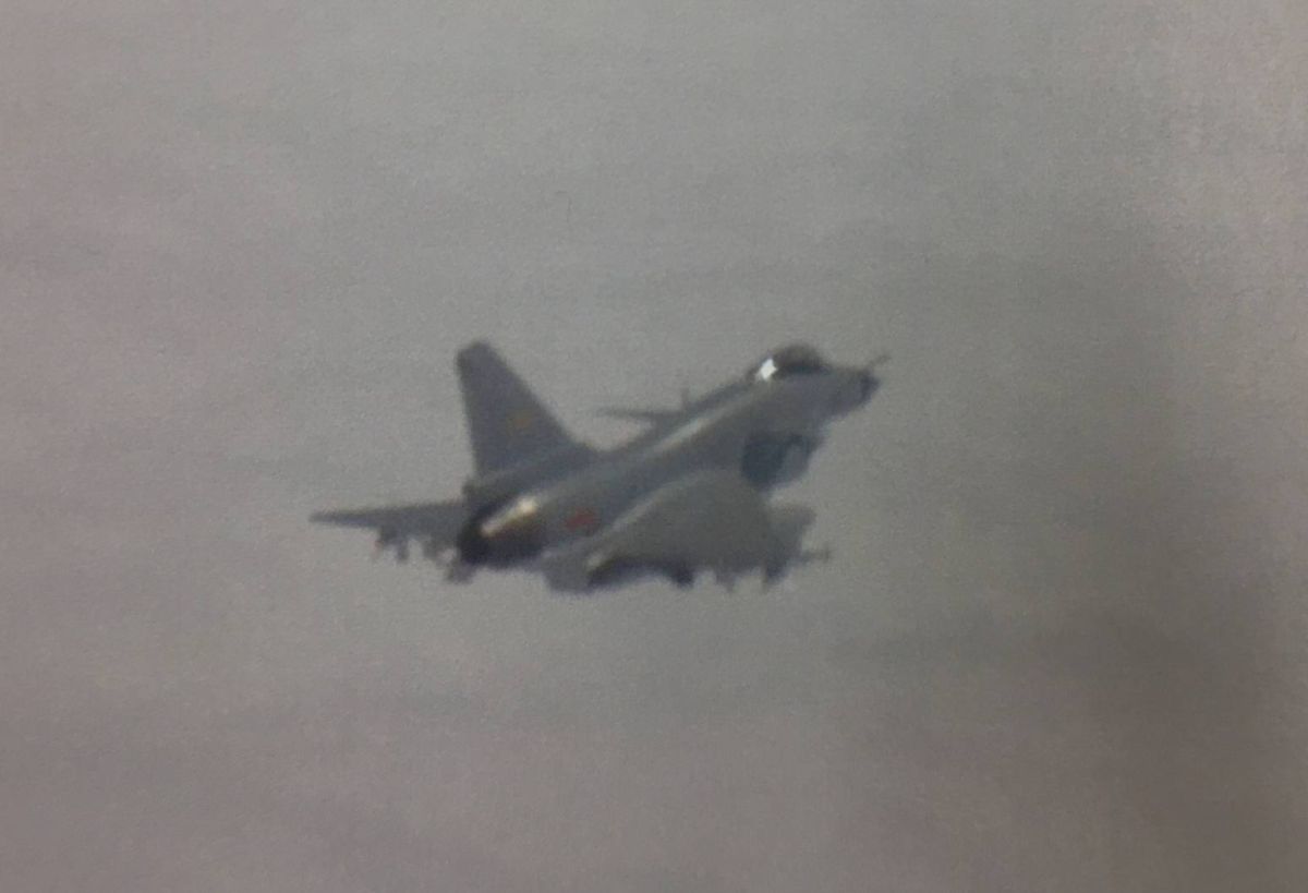 ▲近來共機擾台幾乎已成常態化。圖為中共殲10機。（圖／國防部提供）