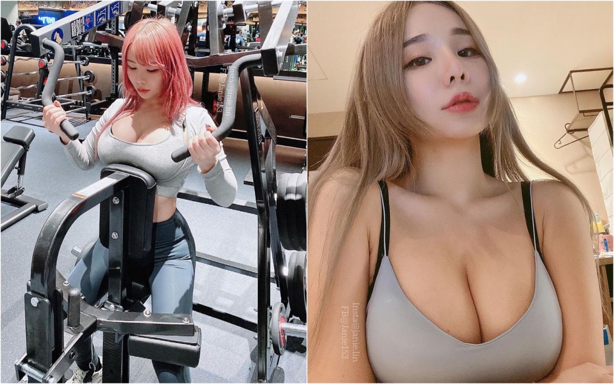 ▲泥泥學姐穿辣裝健身、拍運動影片，好身材嚇呆男女粉絲。（圖／泥泥學姐IG）