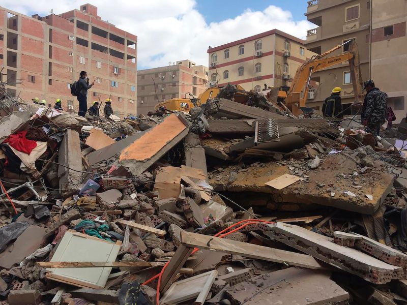 埃及首都開羅住宅大樓倒塌　至少18死24傷
