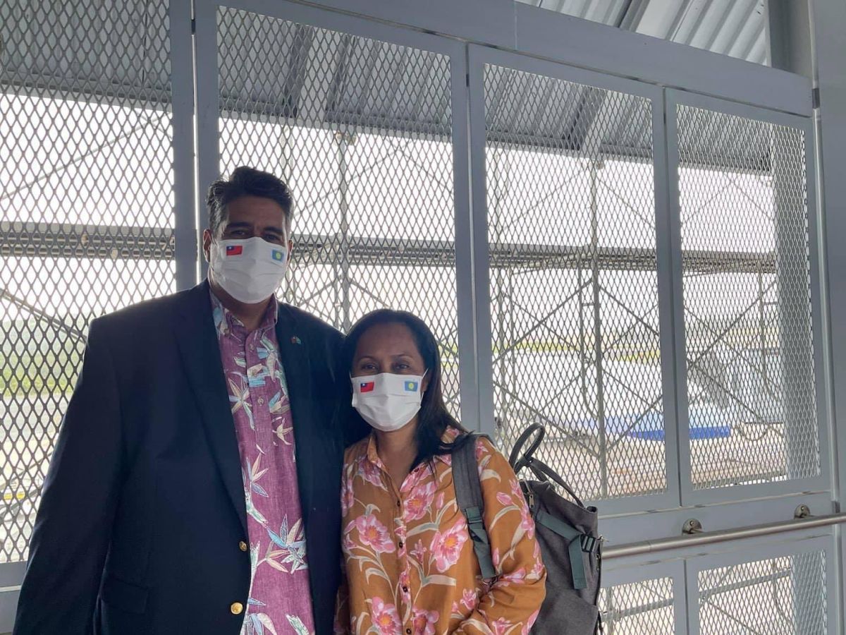 ▲帛琉總統惠恕仁將於今日下午訪台。（圖／翻攝自惠恕仁Twitter）