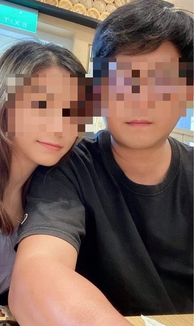 ▲男網友曬出與越南妻子合照,讓全場羨慕不已。(圖/翻攝自PTT)