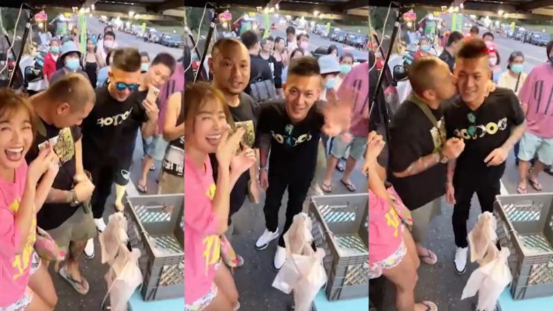 鳳梨墾丁大街突襲女神 小嫻不顧金剛自稱:我鼠薯老婆