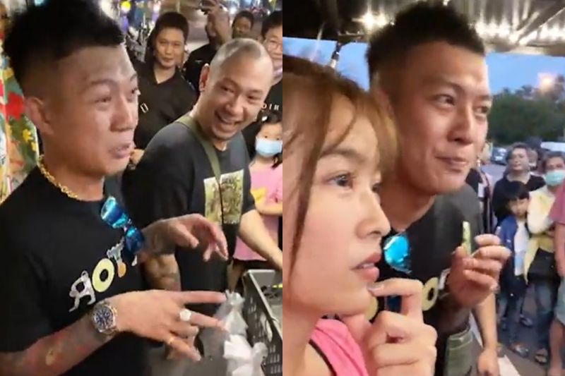 鳳梨墾丁大街突襲女神 小嫻不顧金剛自稱:我鼠薯老婆