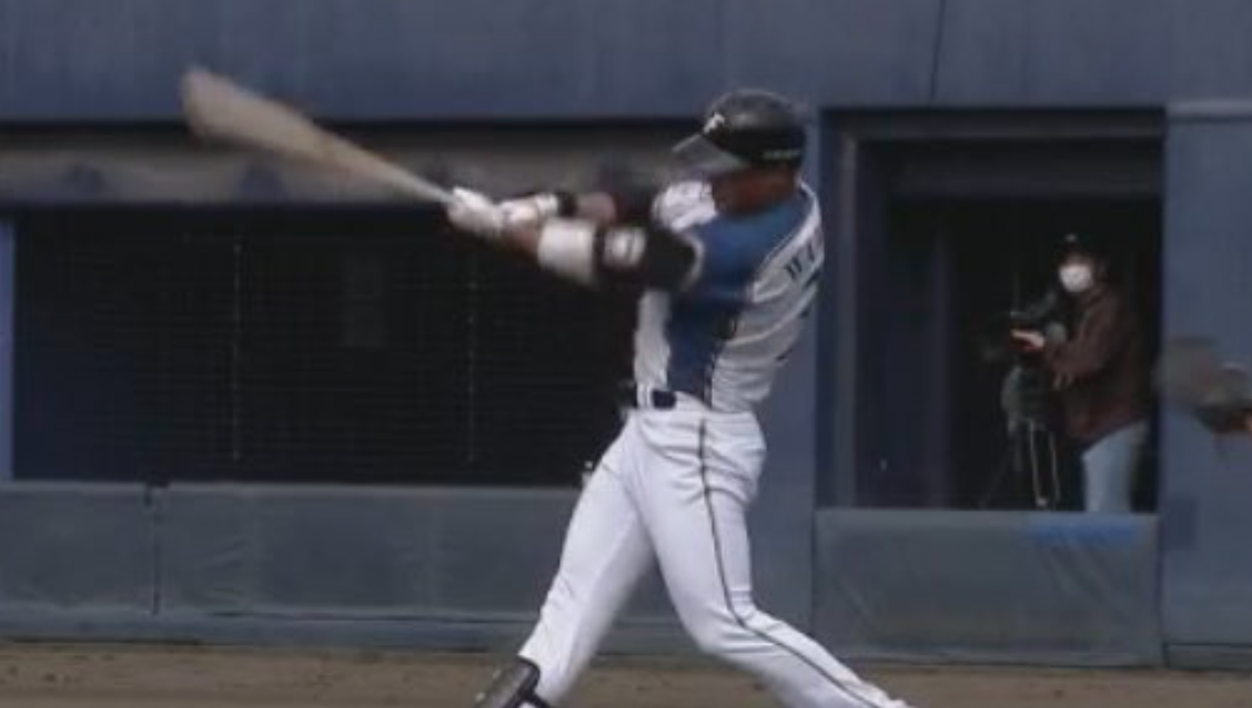 ▲日職火腿台灣好手王柏融。（圖／取自GaoraSports)