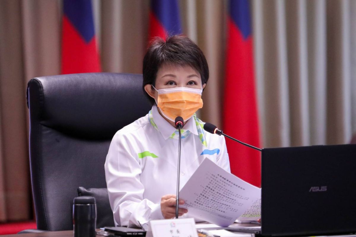 ▲台中市政府擴大抽驗牛、豬肉品瘦肉精含量，市長盧秀燕強調，全力捍衛食安。(圖／柳榮俊攝2021.3.30)