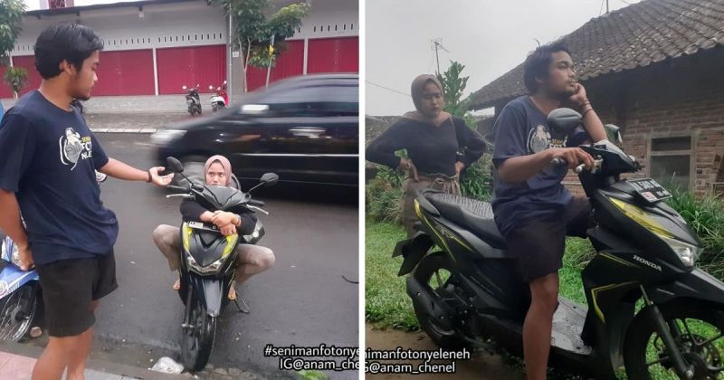▲當凱羅的女友看到他的「忠貞證明」,面露不悅,看起來相當不以為然。