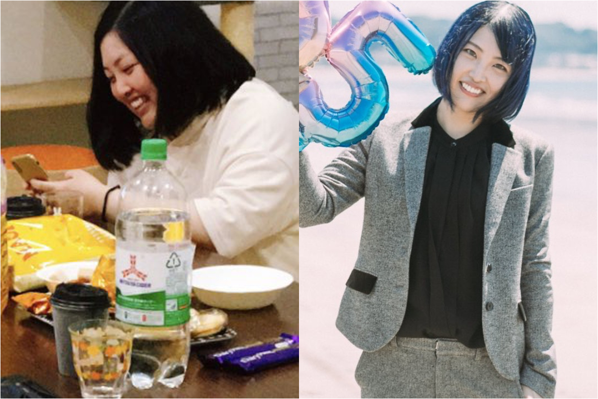 ▲日本有1名美女ヤナマリ在1年內瘦了30公斤，從原本150公分、72.6公斤瘦成腹肌女，只靠飲食控制和Switch健身環，相當厲害。（圖／翻攝自Instagram）