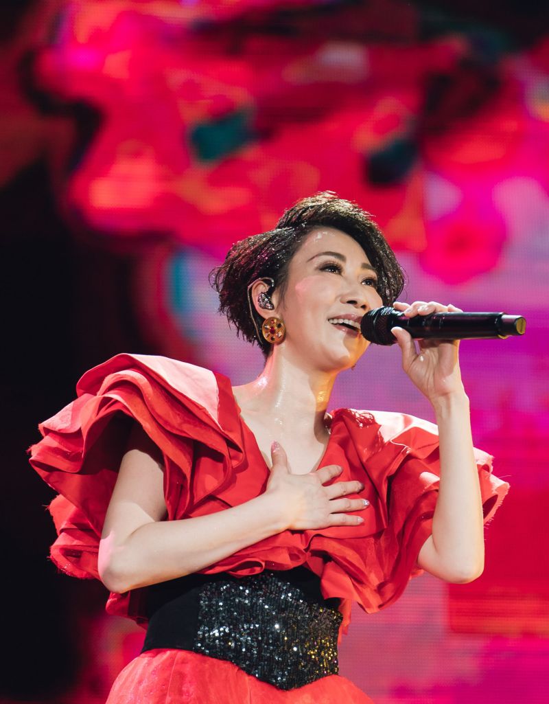 ▲李翊君彩排時慘摔。(圖/寬宏藝術提供)