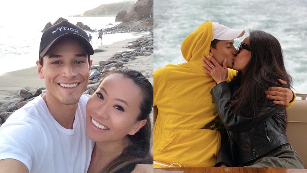 ▲《璀璨帝國》第二季曝光亞裔女富豪分手窮男友訊息。（圖／翻攝自IG@andrewgray、kellymili）