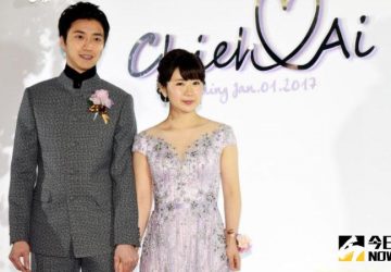 ▲福原愛（右）的前夫是台灣男星、前桌球國手江宏傑（左）。（圖／資料照）