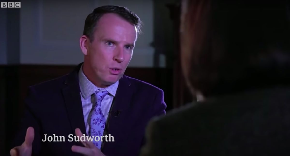 ▲《BBC》記者沙磊（John Sudworth）曾在2020年1月訪問剛成功連任的總統蔡英文。（圖／翻攝自BBC YouTube影片）