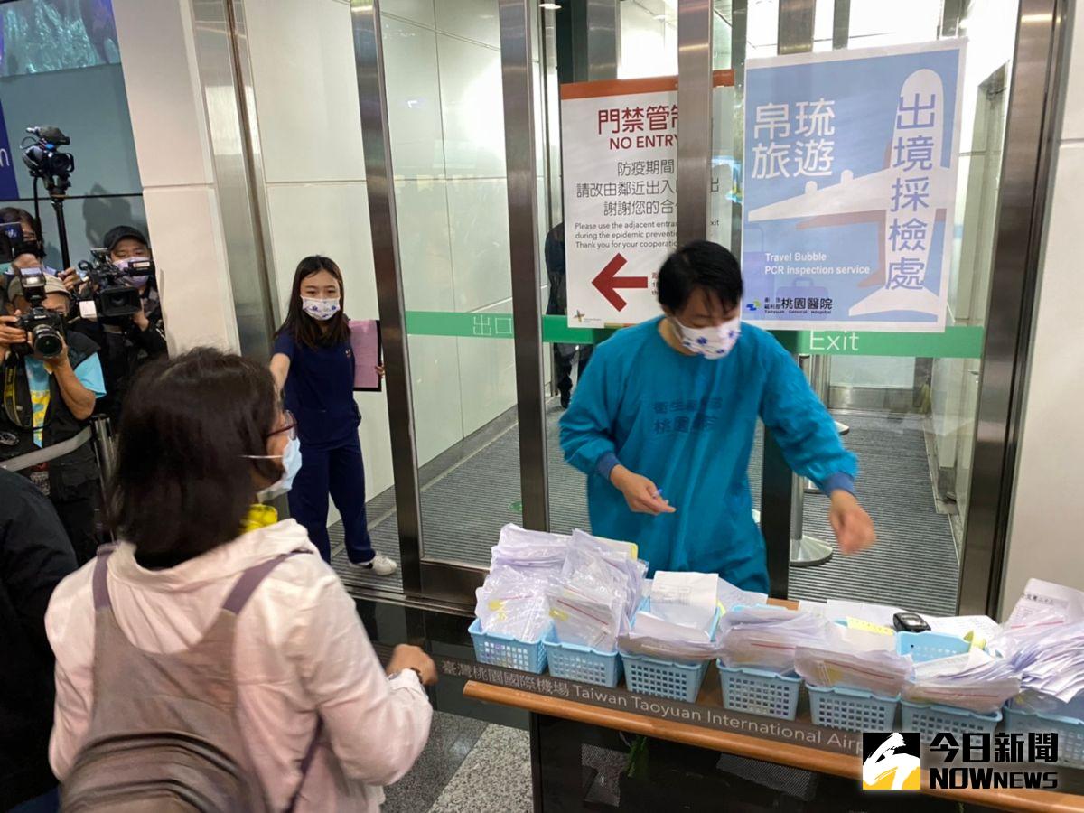 ▲帛琉旅遊泡泡首發團今日出發。（圖／記者朱啓瑜拍攝）