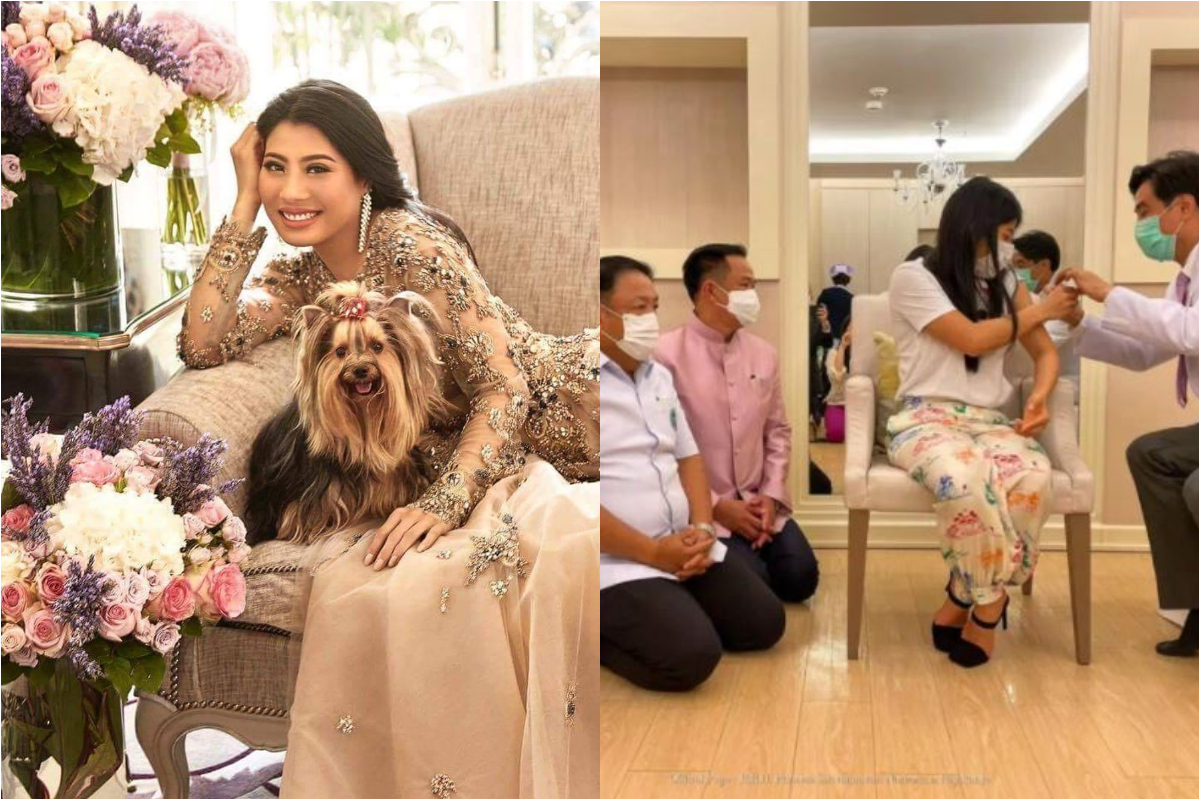 ▲泰國王室接種疫苗，日前二公主殿下完成英國AZ疫苗第一劑接種。（圖／翻攝自推特）