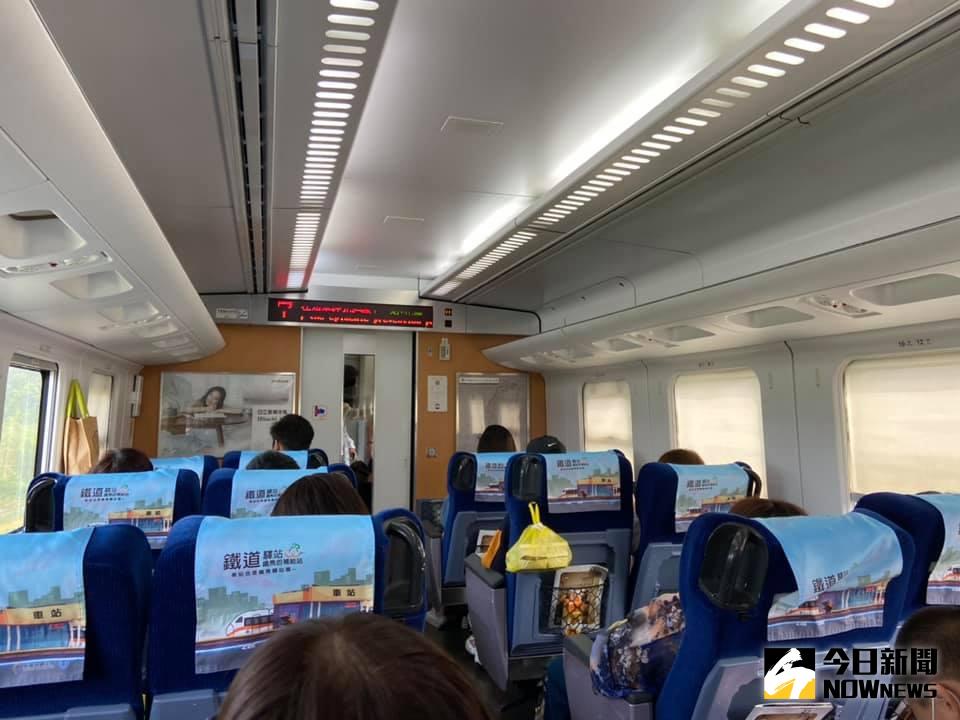 ▲台鐵408車次太魯閣列車2日上午在花蓮縣秀林鄉「清水隧道」發生出軌事故，台鐵因而改成單線運轉，後續車次座位仍是客滿。（圖／記者呂炯昌攝，2021.04.02）