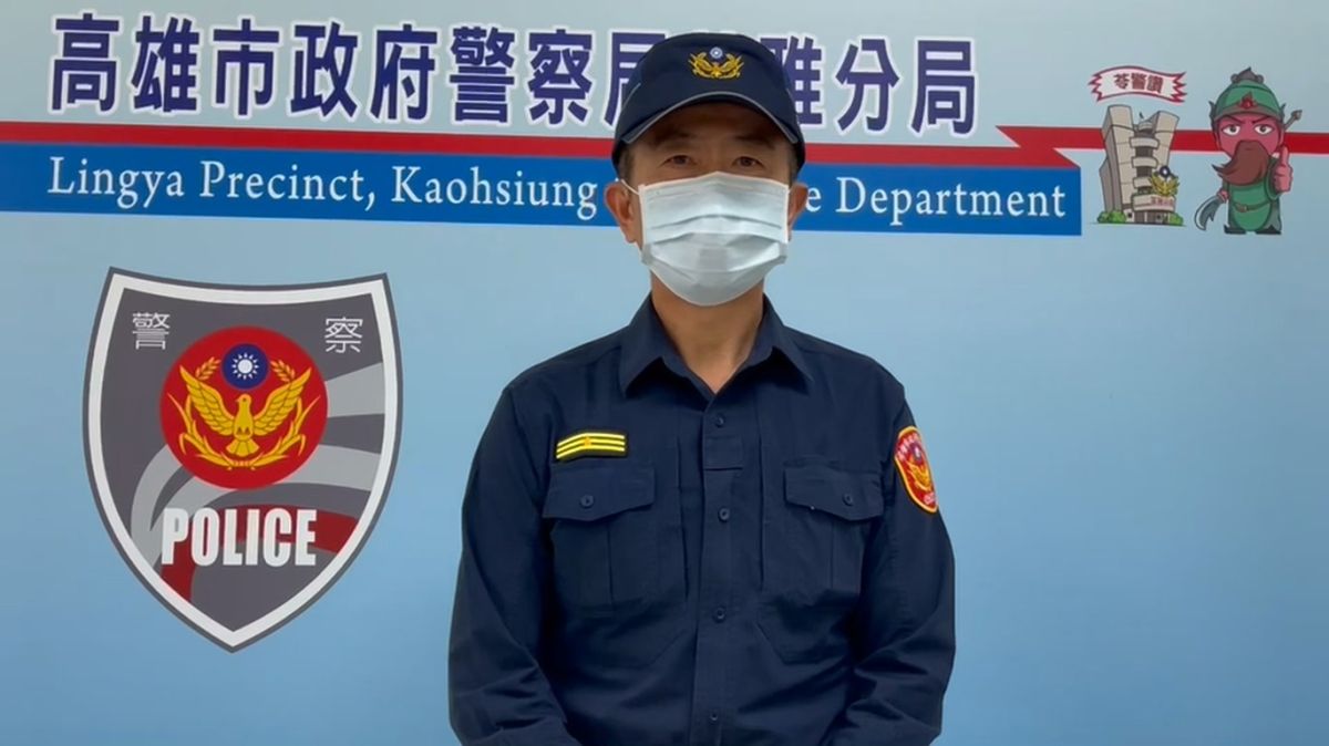 ▲苓雅分局長梁東山強調，周員言行已嚴重影響警譽，警方絕不護短。（圖／翻攝畫面）