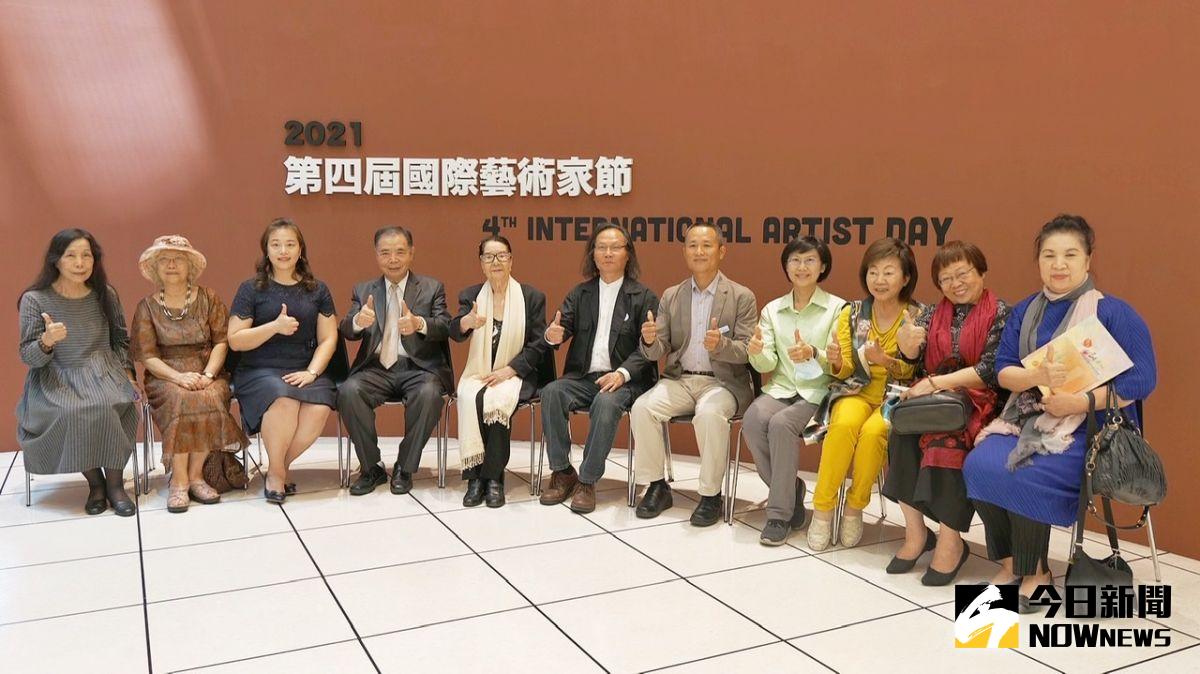 ▲2021第四屆國際藝術家節-以愛為名禮讚藝術於衛武營舉行開幕茶會。（圖／記者陳美嘉攝，2021.04.03）