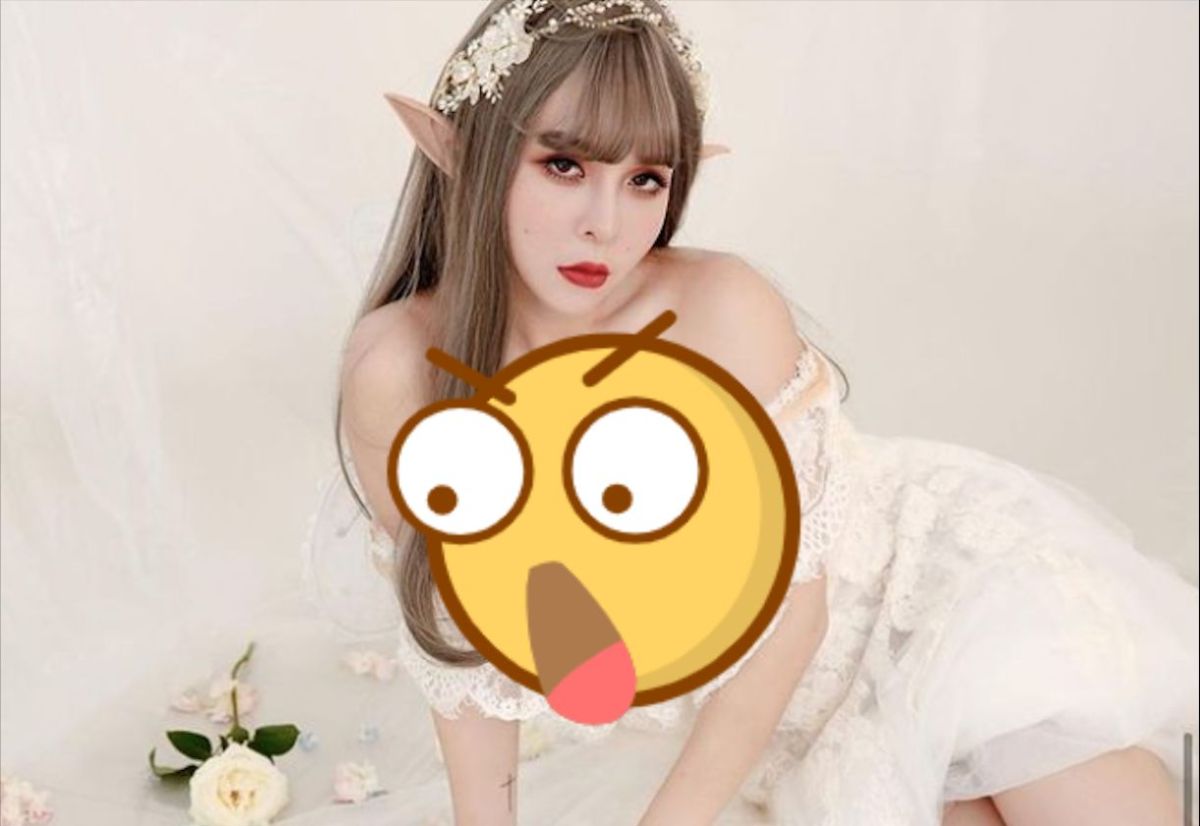 ▲陳香菱曬出扮成精靈的照片，好身材藏不住。（圖／翻攝陳香菱IG）