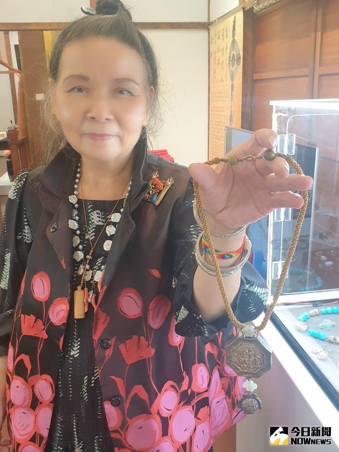 ▲唐風珠寶藝術家張櫻覺，睽違台灣20年，攜「夢迴殿堂」個展華麗登場。（圖／記者金武鳳攝，2021.4.4)