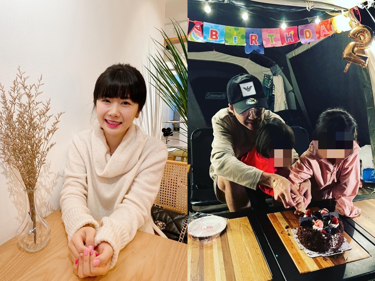 ▲福原愛（左圖）缺席兒子生日，江宏傑（右圖左一）父代母職。（圖／翻攝福原愛、江宏傑臉書）