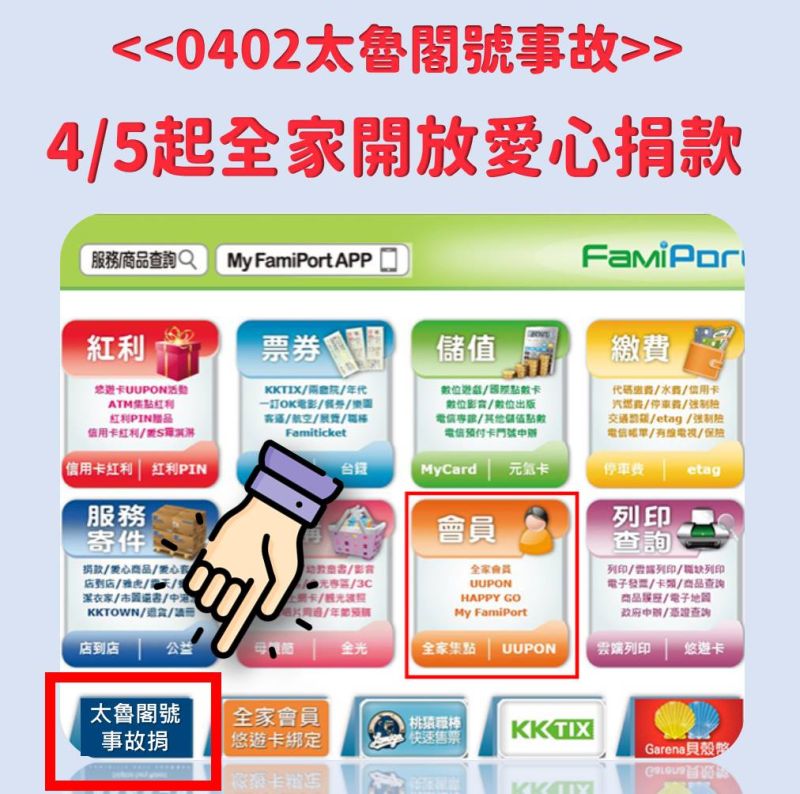 ▲全家FamiPort小額捐款單筆最低金額100元、最高金額上限2萬元。(圖/全家提供)