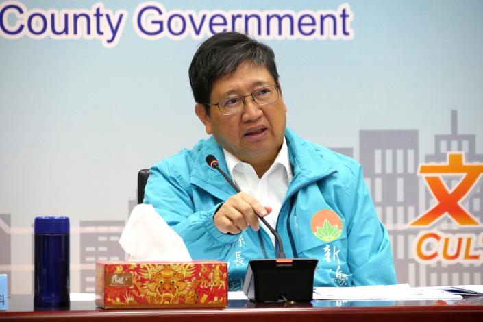 ▲新竹縣長楊文科捐出一月所得，慰助太魯閣事故傷亡者家屬。（圖／新竹縣政府提供）